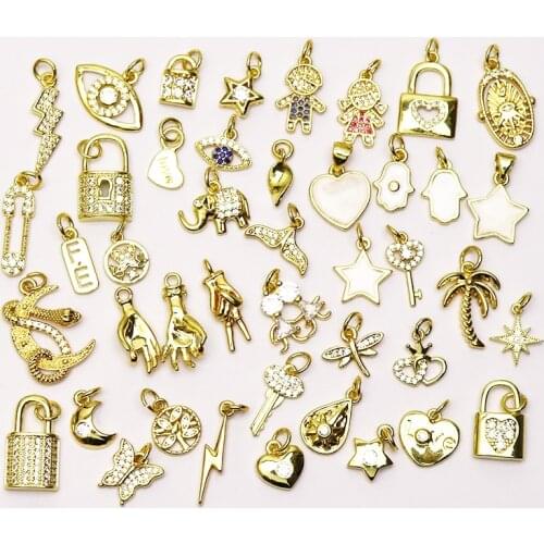 20 pieces Mix shape Jewelry Charms Jewelry accessories necklace pendants Charms for women accessories pendants beads 8156