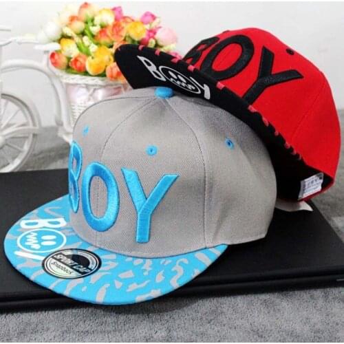 2021 New Spring Summer Baby 3D Letter BOY Cap Boy Adjustable Baseball Cap 3-8 Years Kids Toddler Baby Snapback Hip-Hop Sun Cap