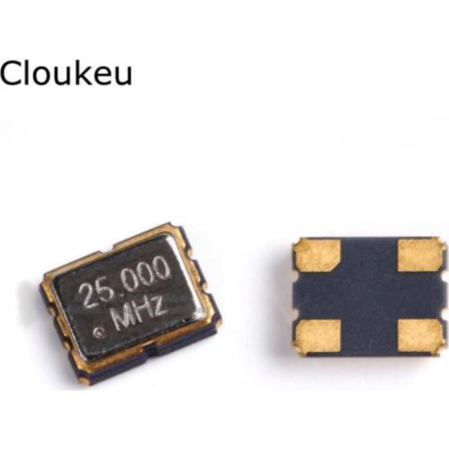 3225 25.000MHz L 3.3V SMT Active Ceramic clock oscillators Resonator (3.2*2.5)
