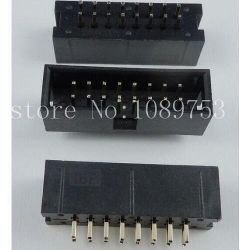 50pcs IDC Box header DC3 DC3-16P 2x8 16 pins 16P 2.54mm Pitch