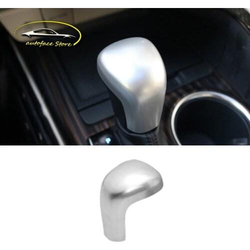 ABS Chrome For Toyota Camry 2018 2019 Car Accessories Gear Shift Knob Handle decoration protector Cover Trim Sticker Car Styling