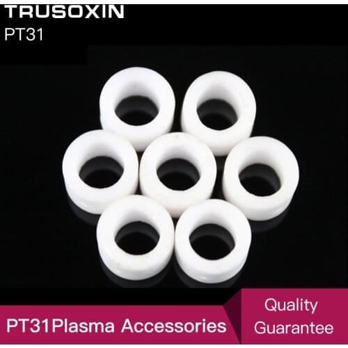 Cutting Accessories 30Pcs PT31 Torch Consumables Gas Ring for Cut40 Cut30 Cut50 CT520 Inverter Plasma Cutter