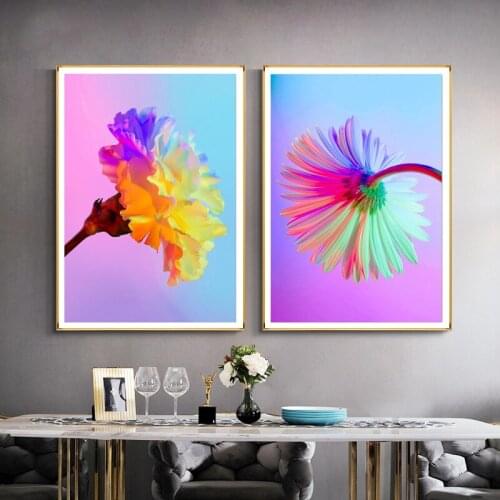 5D DIY Colorful Flower Diamond Painting 7 Color Chrysanthemum Diamond Embroidery Cross Stitch Mosaic Decor For Living Room