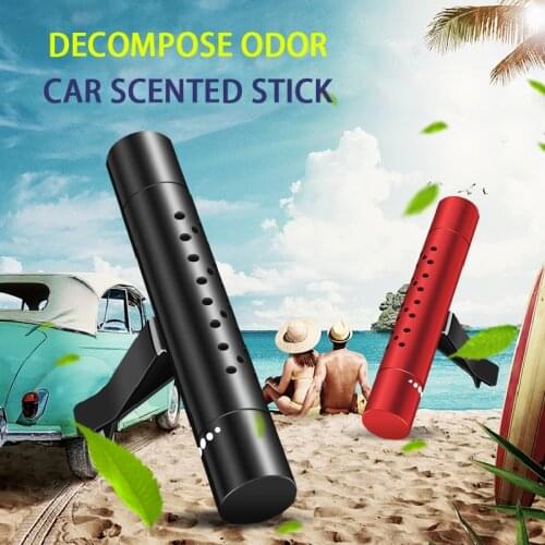 Car Air Freshener Clip Perfume Refill Diffuser Essential Oil Parfum Decoration New Car Smell Fragrance Sticks Auto Scent Styling