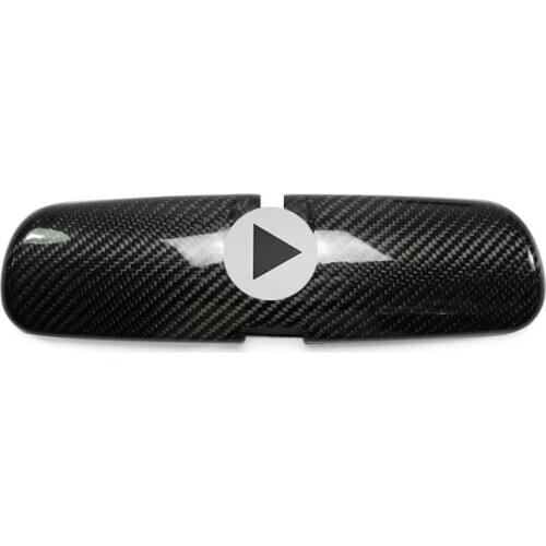 Car-styling For Mazda MX5 NA NB Carbon Fiber Rear View Room Mirror Cover In Stock