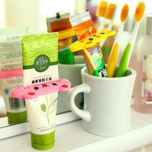 Household Toothpaste Squeezer Multi-Purpose Toothpaste Facial Cleanser Dispenser for Bathroom Accessories 3pcs