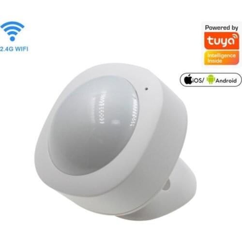 2021 Tuya Smart Security Home Motion Sensor WiFi Smart Phone Remote Human Movement Sensor PIR Sensor 10m Detection Distance
