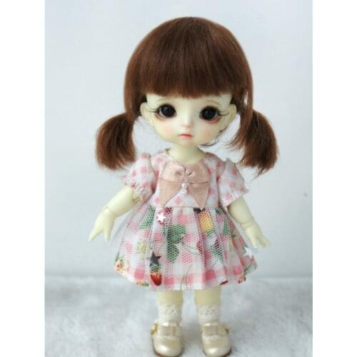 JD446 1/8 1/6 Cute Short BJD mohair wig size 5-6inch 6-7inch wigs suit for cute dolls Fashion doll accessories