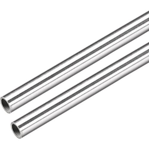 Uxcell 2Pcs 304 Stainless Steel Capillary Tube Tubing 7.5mm ID 8.5mm OD 300mm Length 0.5mm Wall