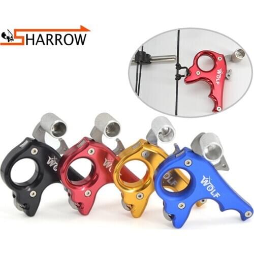 Compound Bow 3 Finger Release Aids Archery LH/RH Adjustable Trigger Thumb Caliper Release For Bows Hunting Shooting Accessories