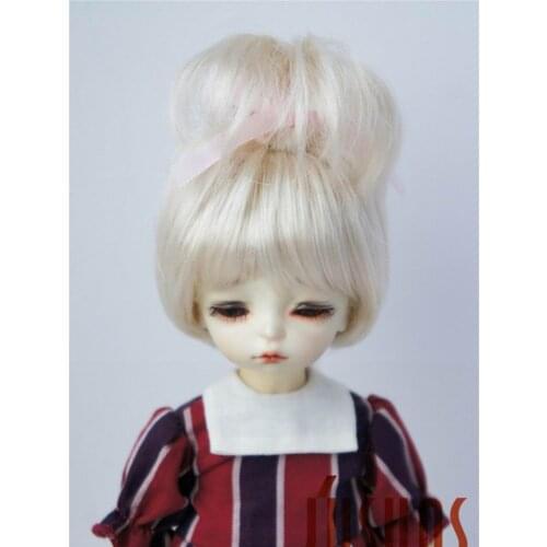 JD002 1/6 1/4 1/3 Cute Fountain Synthetic Mohair BJD Wigs size 6-7inch 7-8inch 8-9inch doll hair for fashion doll accessories