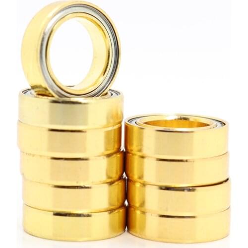 6700ZZ Bearing ABEC-1 ( 10 PCS ) 10x15x4 mm Slim Thin Section Deep Groove Golden 6700 Z ZZ Ball Bearings 61700 ZZ 6700Z