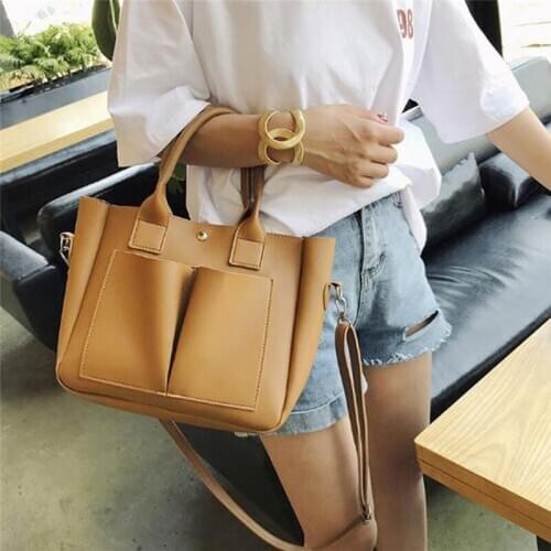 Casual Woman Bag Crossbody Bag Design Women PU Leather Handbags Tote Shoulder Messenger Bags