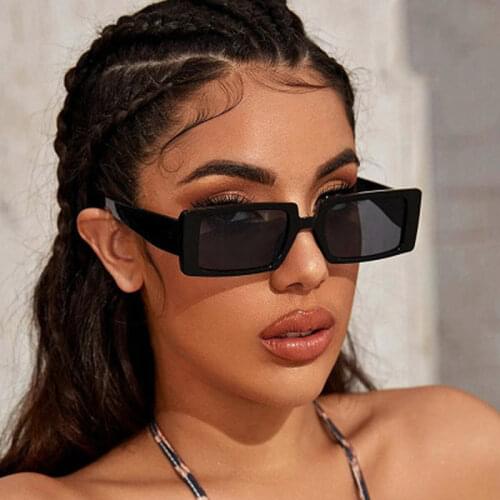 New Women Rectangle Vintage Cycling Fishing Sunglasses Brand Designer Retro Points Sun Glasses Sport Sunglasses