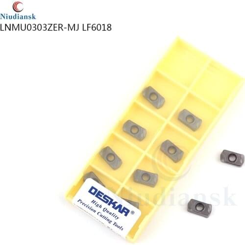 High quality LNMU0303ZER-MJ LF6018 carbidecally inserts milling inserts CNC lathe turning tools, for machining stainless steel