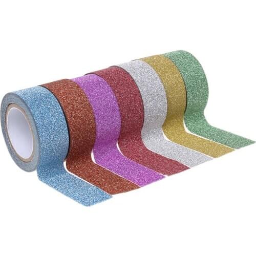 Rhythmic Gymnastics Decoration Holographic RG Prismatic Glitter Tape Hoops Stick