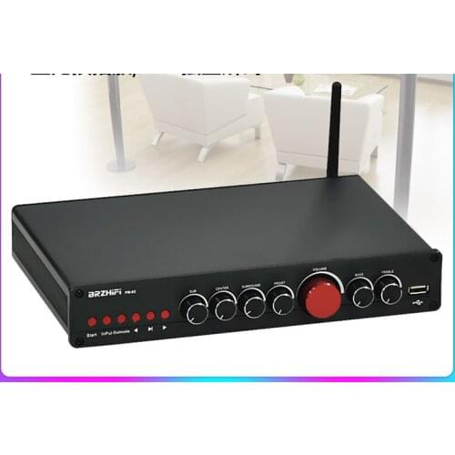 Bluetooth 5.0 amplifier 5.1 channel home theater LDAC Heavy bass subwoofer amplifier fiber coaxial input 24V power adapter