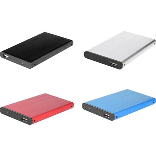 VODOOL USB 2.0 Mobile Hard Disk Case Aluminum Alloy 480Mbps 10TB 2.5 inch 7+15Pin SATA HDD SSD External Enclosure Box Dropship
