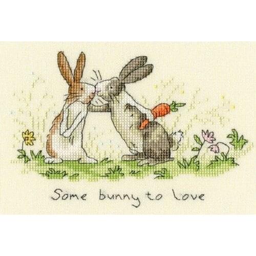 Manufacturer Embroidery Some Bunny To Love Cross Stitch Supplies Singapore with 100% Cotton Floss &Free Shipping for Wall Decor