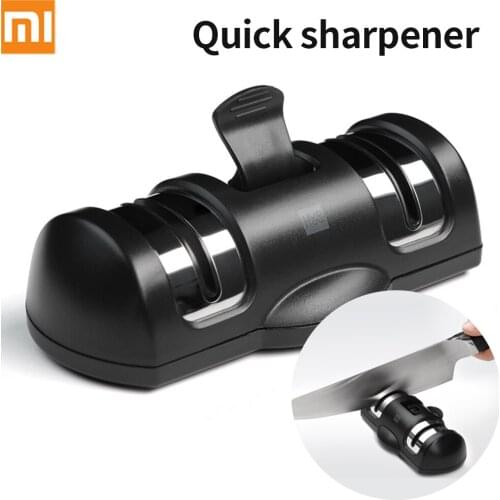 Xiaomi Huohou Double Wheel Knife Sharpener 2 Stages Professional Knife Sharpeners Whetstone Sharpening Tool for Home Kitchen