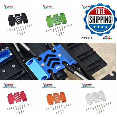 Aluminium alloy mid gearbox chassis guard for Axial AXI03007 SCX10 III Jeep AXI03007 1/10 rc car part
