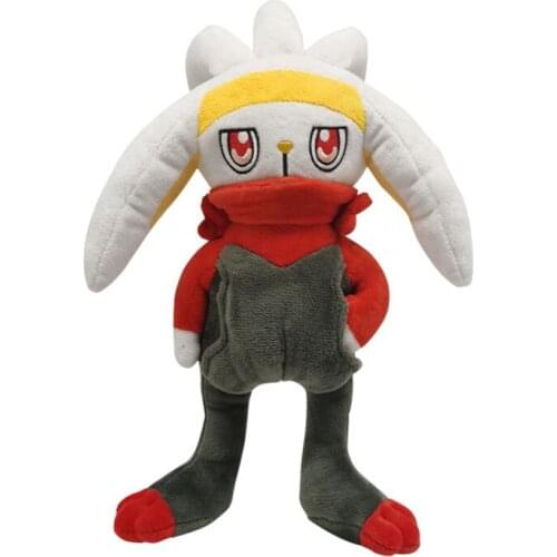 1pcs 28cm TAKARA TOMY Pokemon Scorbunny Plush Toys Soft Stuffed Animals stuffed Toys Doll Gifts for Children Kids