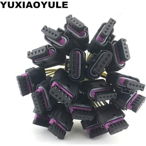 2/4/10pcs/lot 5 Pin/Way Nitrox Sensor Plug Mass Air Flow Sensor Meter MAF Connector Socket Wire Pigtail For Bosch 4F0 973 705
