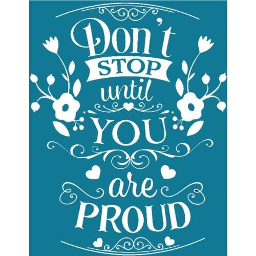 8.5 X 11" Reusable Self- Adhesive Silk Screen Stencils for Home Decoration Pillow Bag Photo Craft Mesh Transfers Film