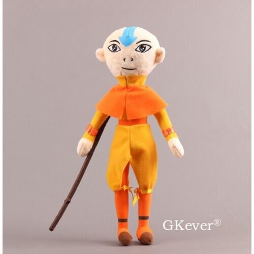 34 cm Anime Aang Plush Toys Doll Peluche New Arrivals Soft Stuffed Pillow Cushion Baby kids Birthday Party Gift Home Car Decor