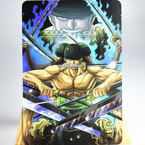 Anime Camon D. Luffy Roronoa Zoro Blackbeard Edward Newgate Shanks Sengoku Character Card Flash Card