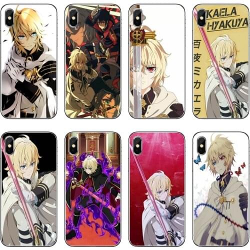 Anime mikaela hyakuya Soft Phone Case For Samsung Galaxy A70 A60 A50 A40 A30 A10 A9 A7 A5 A3 A8 A6 Plus 2018 2017 2016