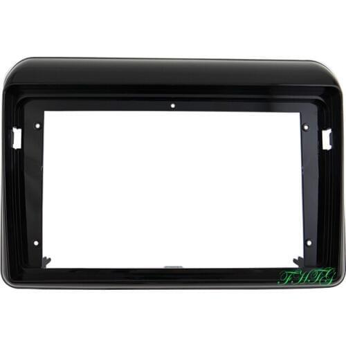 9 inch Fasxia Car Audio Frame Car Radio Fascia,gps navigation fascia panel is suitable for 2018 SUZUKI ERTIGA (9INCH, UV Black)