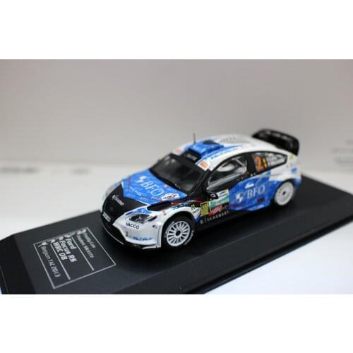 I XO 1:43 Ford Fucus R5 WRC 08 2 boutique alloy car toys for children kids toys Model gift Original box