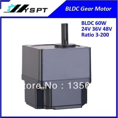 NO.BL6060 made in china DC brushless gear motor 60W 24V final speed 50rpm without controller