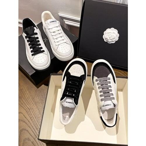 Brand leather matching color womens shoes 2021 new womens sports casual shoes versatile white board shoes free of mail