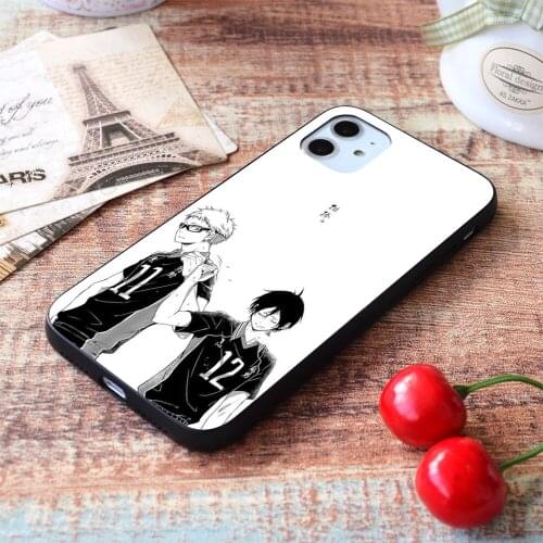 For iPhone Haikyuu Madness! - Haikyuu Lovechild AU Soft TPU Border Apple iPhone Case