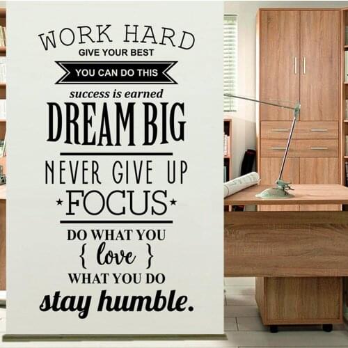 Exquisite sentence Wall Sticker Self Adhesive Vinyl Waterproof Wall Art Decal Nursery Kids Room Wall Decor Mural Poster