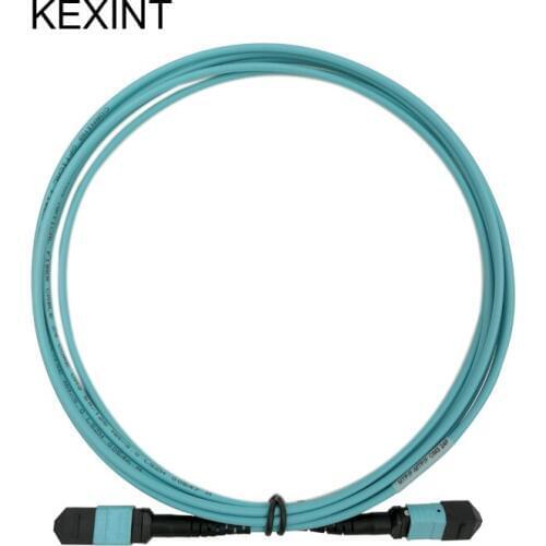 KEXINT Fiber Optical Patch Cord 24cores MTP-MTP OM3 MTP Connector Fiber Cable 40G 3m