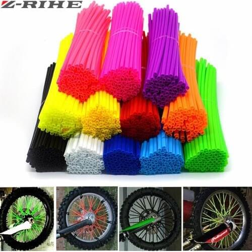Motocross Dirt Bike Enduro Wheel RIM SPOKE Shrouds SKINS COVERS WR250 for KX85 EXC450 for KAWASAKI KX 500 CRF YZF RMZ KXF