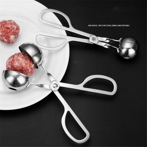 Stainless Steel Non-sticky Meat Baller Meatball Maker Meat balls Clip Meatballs Rice Balls Maker Clip Mold kitchen accessories