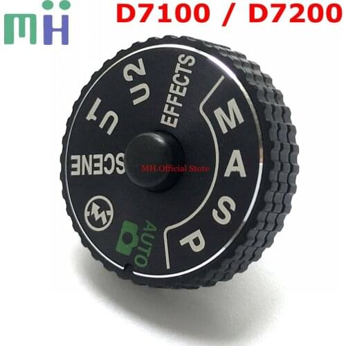 NEW For Nikon D7100 D7200 Top Cover Mode Dial Button Sheet Cap Camera Repair Spare Part Unit