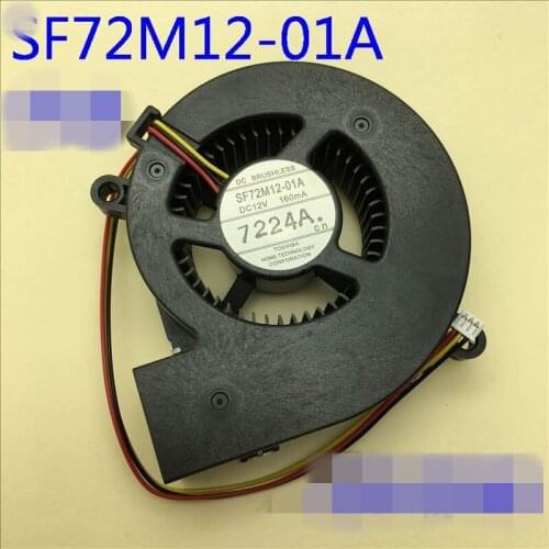 New and original emp-62 / 82 / 821 projector fan sf72m12-01a dv12v 160mA three wire