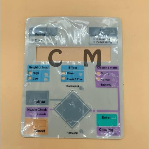 Mutoh VJ1624 panel board film control board film for Mutoh VJ1604 RJ1300 RJ900 RJ901 Keyboard button panel film sticker