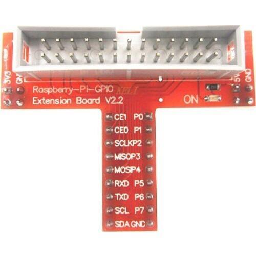 Raspberry pie Raspberry PI GPIO adapter plate for breadboard gold plug-in version