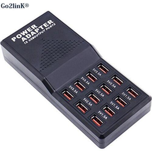 12 Ports USB output Max 3.5A HUB Home Travel Wall charger AC Power Adapter for iPhone iPad iPod Samsung HTC Sony xiaomi