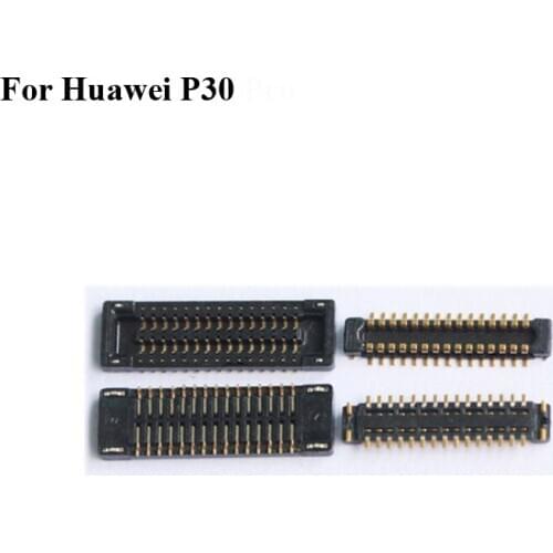 2pcs FPC connector For Huawei P30 LCD display screen on motherboard mainboard on cable For Huawei P 30 HuaweiP30