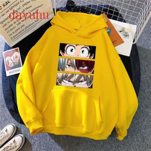 My Hero Academia Hoodies Men Kawaii Japanese Anime Hoodie Boku No Hero Academia Streetwear Himiko Toga Sweatshirts Male Manga