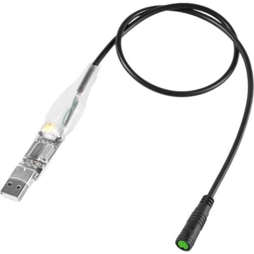 Ebike Usb Programming Cable For 8Fun / Bafang Bbs01 Bbs02 Bbs03 Bbshd Mid Drive / Center Electric Bike Motor Programmed Cable