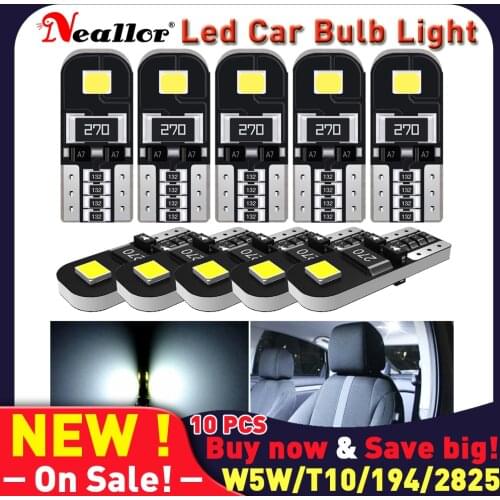 W5W T10 Led Canbus 2821 194 Trunk License Plate Side Marker Bulb Car Auto Diode Lamp Interior Light For Lada Vesta Granta Kalina