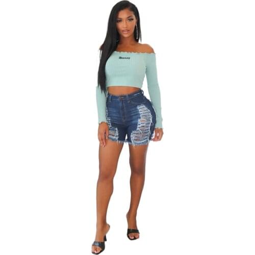 Женские короткие джинсы WIRELESS AGE China At AliExpress